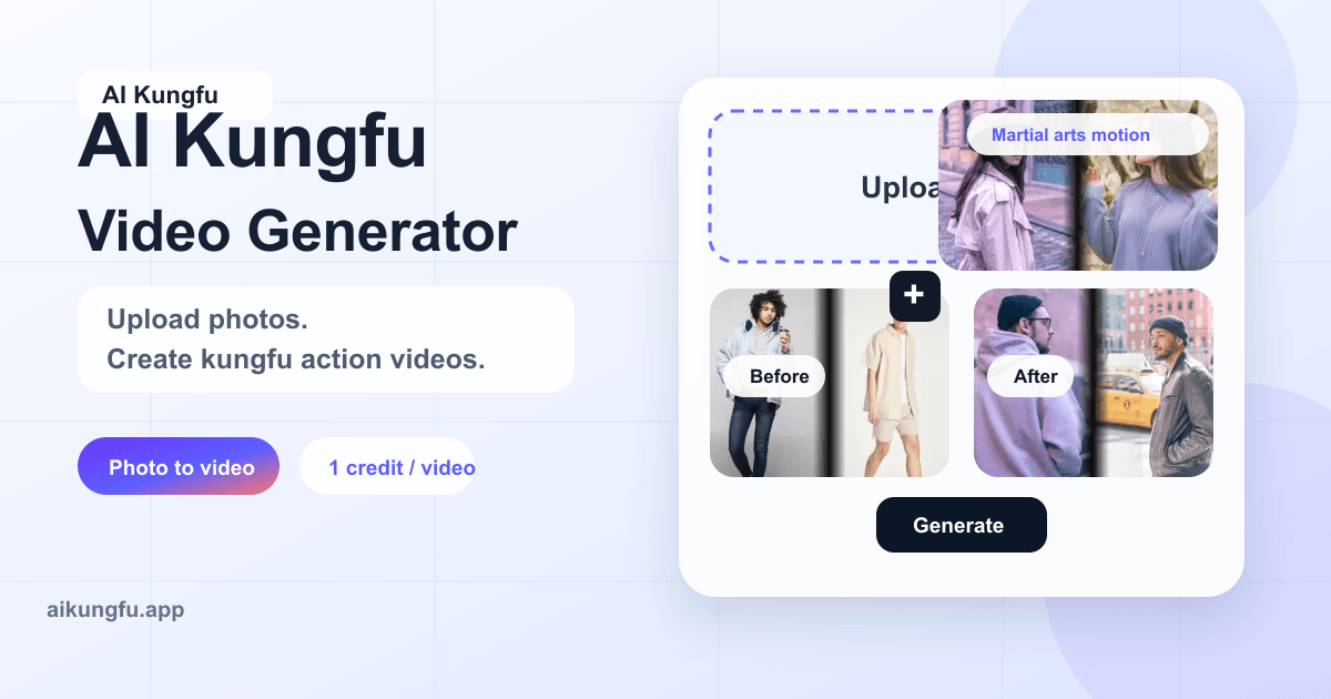 AI Kungfu Video Generator